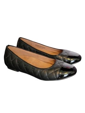 Vionic Desiree Black Ballet Flat Shoes 8.5